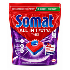 Таблетки для посудомийної машини Somat All in 1 Extra Original Fresh, 44 шт.